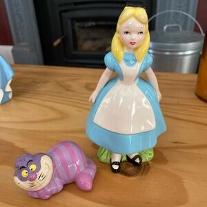 Alice & Cheshire Cat Figurines